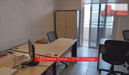 Sala Comercial de 25 m² no LED Barra Funda - Av. Marquês de São Vicente, 1619 - Barra Funda