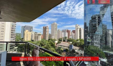Apartamento para Locação de 220m², 4 quartos, 4 vagas, Av. Horácio Lafer, 473 - Itaim Bibi, Edifício Port Arthur