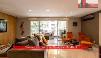 Apartamento de 171m², 4 quartos, 3 vagas, R. Dr. Homem de Melo, 250 - Perdizes, Villa Borghese