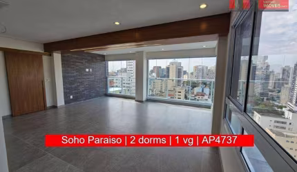 Apartamento de 2 quartos, 1 vaga, 82m², R. Afonso de Freitas, 349 - Soho Paraíso