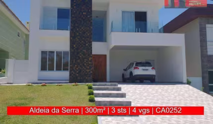 Vendo Casa no Cond. Aldeia da Serra, 300m², Alameda das Margaridas, 67 - Morada das Flores.