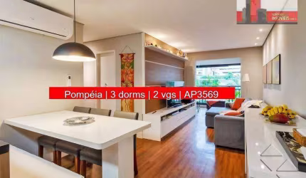 Apartamento R. Raul Pompeia, 1071 - Pompéia , 3 dorms, 2 vgs, Cond. Essenza