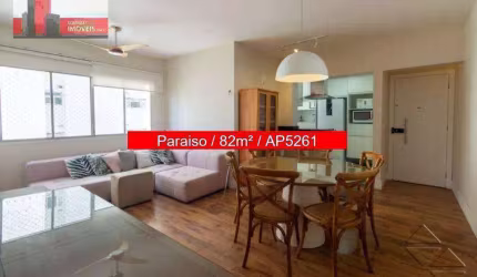 Apartamento 2 quartos, 82m², R. Manuel da Nóbrega, 262 - Paraíso, Ed. Concorde
