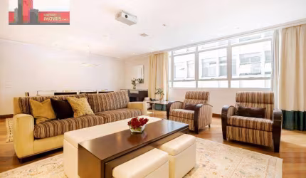 Apartamento R. São Vicente de Paulo, 395 - Santa Cecilia, 200m², 4 dorms, 2 vagas, Ed. Somosierra