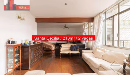 Apartamento R. Emílio de Menezes, 96 - Santa Cecilia, 213m², 2 vagas, Domingos Leardi