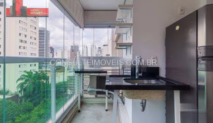 Apartamento Rua Lisboa, 509 - Pinheiros, 1 quarto e 2 vagas, Define Pinheiros