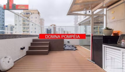 Cobertura R. Dr. Augusto De Miranda, 1303 - Vila Pompeia, 151m², 3 vagas, Ed. Domna