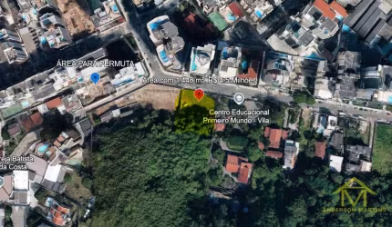 Terreno  com 1448 m²  a venda na Praia da Costa