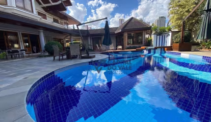 Sobrado em Cond. Fechado Aquarius com 5 suítes à venda, 1280 m² por R$ 10.500.000 - Jardim Aquarius - SJC/SP