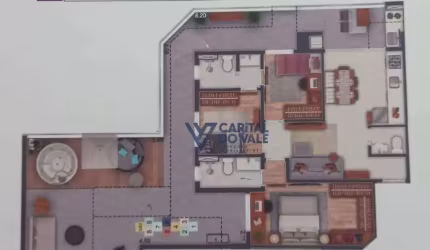 Apartamento com 3 dormitórios à venda, 141 m² por R$ 1.330.000,00 - Jardim Satélite - São José dos Campos/SP