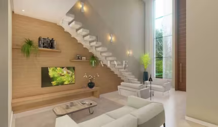 Casa 212m²  em construção à venda/4 quartos (sendo 3 suítes)/4 vagas - Cond. Parque Tauá - Aranguá
