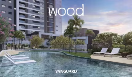 Lançamento Edifício Wood - VANGUARD -Apartamento à venda, 62m², 02 quartos (1suíte), 2 vagas - Terr