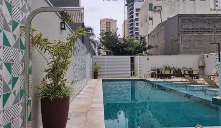 STUDIO LINDO E  MOBILIADO COM 1 DORMITÓRIO E 1 VAGA   PERTO DO METRÔ  TATUAPÉ
