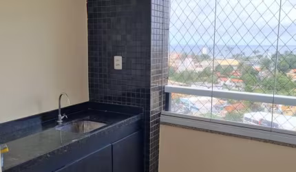 Bosque Patamares, 80m², 3 Quartos, Vista Mar, Armários, 2 Vagas