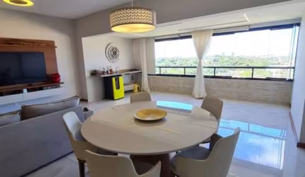 Mirante Patamares, 126m², 3 Suítes, Vista Mar, Armários, 3 Vagas