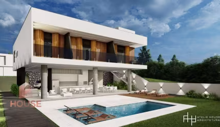 Casa com 4 dormitórios à venda, 555 m² por R$ 3.500.000,00 - Condomínio Reserva Ibirapitanga - Santa Isabel/SP