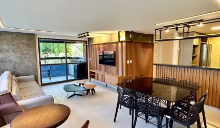Apartamento mobiliado a venda pé na areia