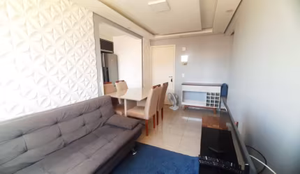Apartamento aluguel Mobiliado 02 dormitórios, Condomínio Miraflores,Mogi das Cruzes