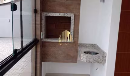 Apartamento à venda, no Bairro Pinheira, Palhoça-SC, com 3 quartos, sendo 1 suíte, com 1 vaga