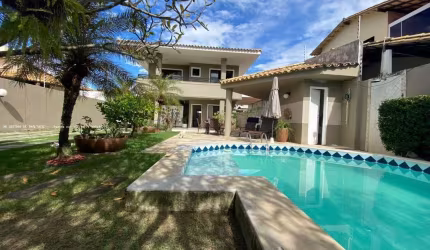 Casa para Venda em Lauro de Freitas, Vilas Do Atlântico, 5 dormitórios, 5 suítes, 7 banheiros, 4 vagas