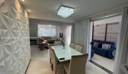 Casa em Condomínio para Venda em Camaçari, ABRANTES, 4 dormitórios, 3 suítes, 5 banheiros, 3 vagas