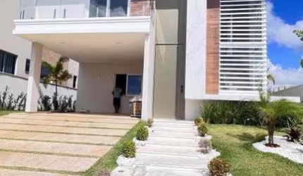 Casa em Condomínio para Locação em Camaçari, Alphaville (Abrantes), 4 dormitórios, 4 suítes, 5 banheiros, 3 vagas