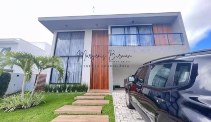 Casa em Condomínio para Locação em Camaçari, Alphaville (Abrantes), 4 dormitórios, 4 suítes, 5 banheiros, 4 vagas