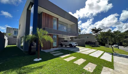 Casa em Condomínio para Venda em Camaçari, Alphaville Litoral Norte I (Abrantes), 4 dormitórios, 4 suítes, 5 banheiros, 2 vagas
