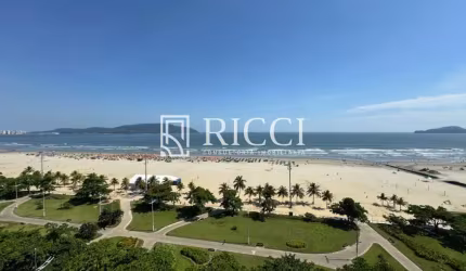 Apartamento frente mar em Santos