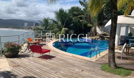 ESPETACULAR MANSÃO 11 SUÍTES COM VISTA MAR EM CONDOMÍNIO FECHADO NO GUARUJÁ !!!