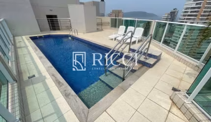 Imperdível oportunidade de adquirir um amplo apartamento de 3 quartos, no bairro Gonzaga, Santos-SP com 148m² e 3 vagas de garagem