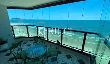 Apartamento de luxo à venda em Pitangueiras, Guarujá-SP: 3 quartos, 3 suítes, 3 salas, 5 banheiros, 2 vagas de garagem! 200 m² de pura sofisticação!