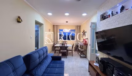 Imperdível oportunidade: Apartamento à venda na Ponta da Praia em Santos-SP, 2 quartos, 2 salas, 1 vaga de garagem, 102m²!