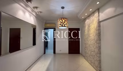 Apartamento à venda no Gonzaga, Santos-SP: 3 quartos, 1 suíte, 2 salas, 2 banheiros, 1 vaga - 97,55m². Venha conferir!