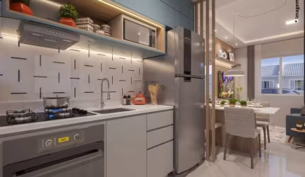 Casa com 2 dormitórios à venda, 42 m  por R  237.423,23 - Estados - Fazenda Rio Grande PR