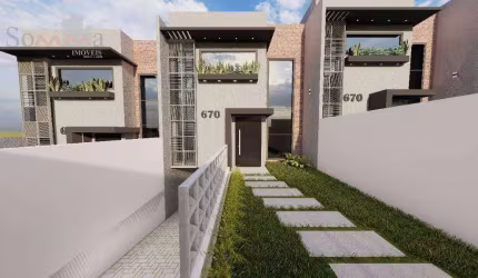 Sobrado com 3 dormitórios à venda, 164 m² por R$ 690.000,00 - Sítio Cercado - Curitiba/PR