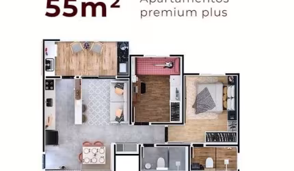 Apartamento LANÇAMENTO 2 dormitorios 1 suites  para venda  em Sorocaba no bairro Centro