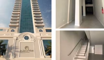 LA BELLE TOUR- SALA COMERCIAL TERREA COM PE DIREITO DUPLO E MEZANINO.
