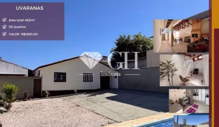 Casa com 3 quartos, Uvaranas - Ponta Grossa