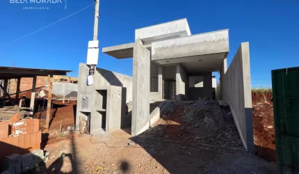 CASA EM FASE DE CONSTRUÇÃO NO BAIRRO FRARON LOTEAMENTO DOM LUIZ - PATO BRANCO PR