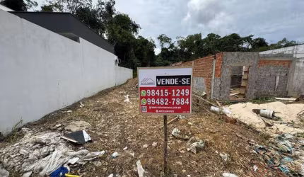 Terreno à venda no Cond. Villa Suíça, 200 m² por R$ 105.000 - Tarumã - Manaus/AM