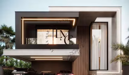 Casa à Venda no Tamboré 10 - 489 m² (área construída), 4 suítes, piscina, 3 vagas de carro