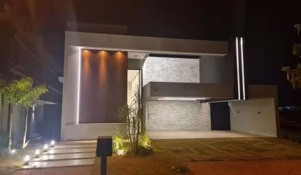Casa em Condomínio para Venda em Uberlândia, Granja Marileusa, 4 dormitórios, 4 suítes, 2 banheiros, 6 vagas