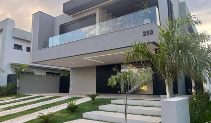 Casa em Condomínio para Venda em Uberlândia, Granja Marileusa, 4 dormitórios, 4 suítes, 2 banheiros, 4 vagas