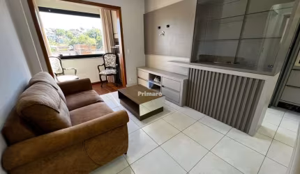 Apartamento 2 quartos, sendo 1 suíte, 2 banheiros, 1 garagem, semimobiliado