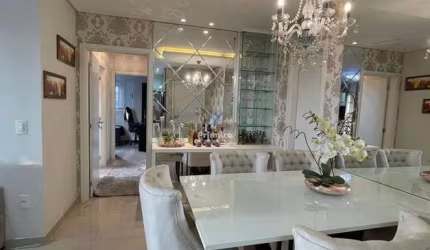 Apartamento 3 quartos, sendo 1 suíte,1 vaga de garagem, mobiliado
