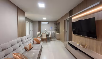 Apartamento de 3 quartos, sendo 1 suíte, sacada com churrasqueira