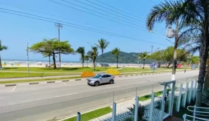 Apartamento para Venda e Locação de temporada, com 87m², 02 dormitorios (sendo 01 suíte), 02 vagas, pé na areia, vista pada o mar, no Centro, Bertioga, SP