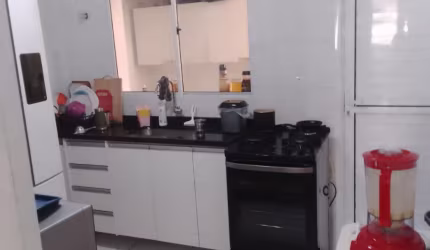 Lindo sobrado na cidade de Praia Grande, 02 Dormitórios ,01 vaga de garagem