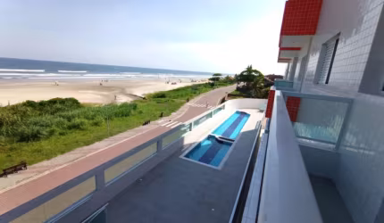 Lindo apartamento à venda, com 55m², 02 dormitórios (sendo 01 suíte) com vista para mar, Itanhaém, São Paulo.